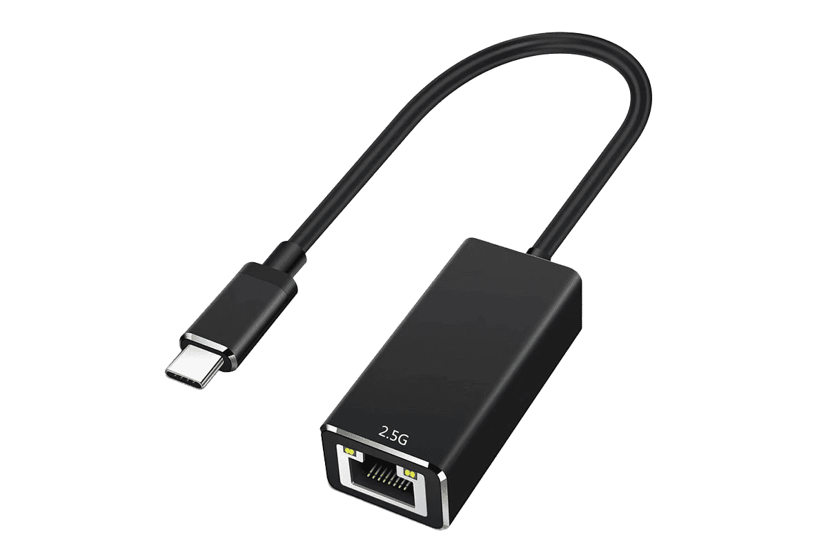 USB 3.2 Type C to 2.5 Gigabit Ethernet RJ45 Network Converter