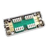 Cat 6A STP Shielded inline junction box Cat 6A STP Shielded inline junction box