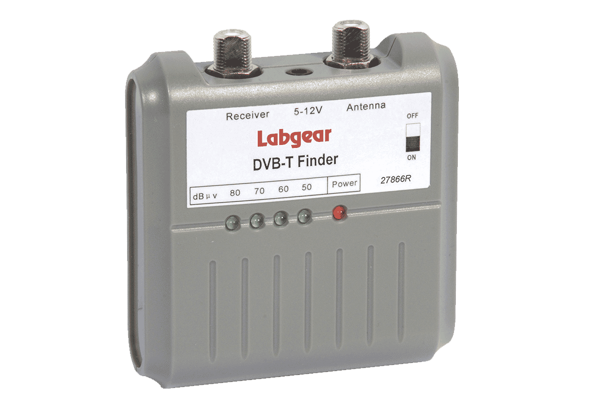 Labgear DVBT TV Aerial Analogue Signal Finder with LED Indicators