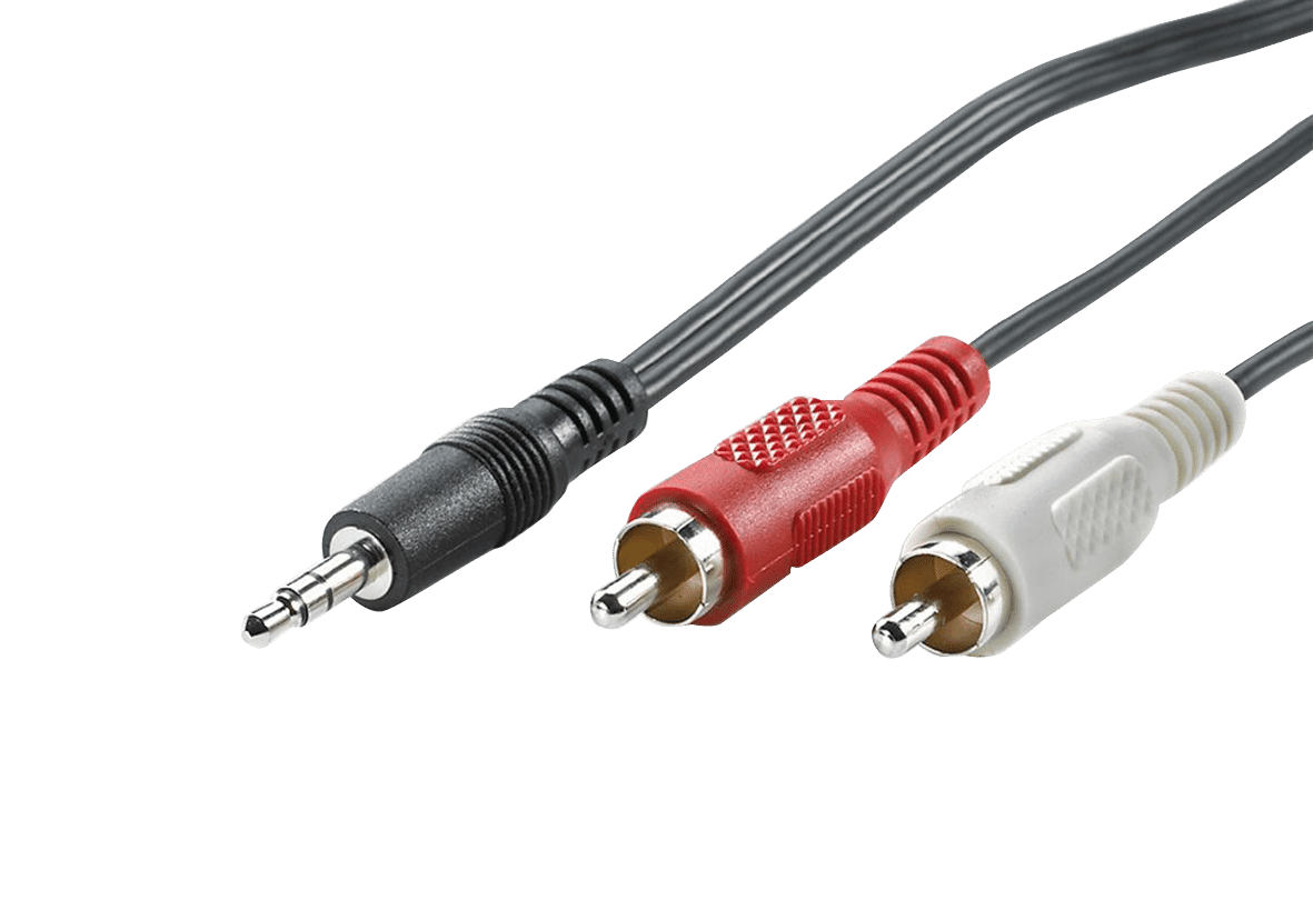 3.5mm Jack to Stereo Phono M/M Cables
