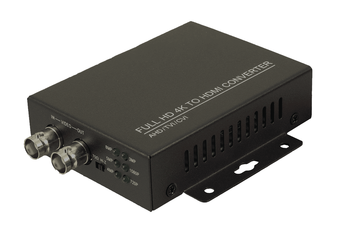 4K 8MP HD BNC to HDMI Convertor with BNC Loop Out TVI/CVI/AHD/CVBS