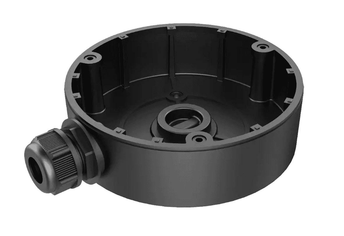 Hikvision DS-1280ZJ-DM8/BLACK Junction Box in Black