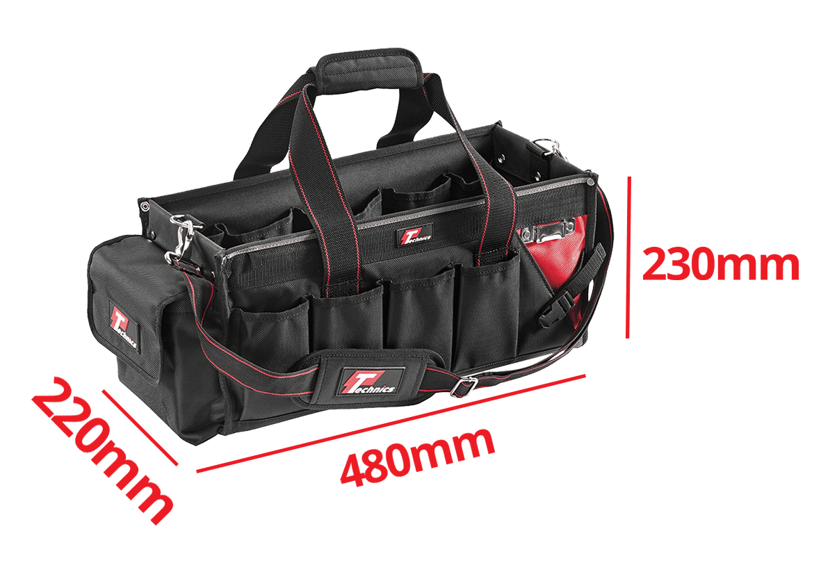 Technics 2wayバッグ Technics PT254 Large Open Top Electricians Tote Tool Bag