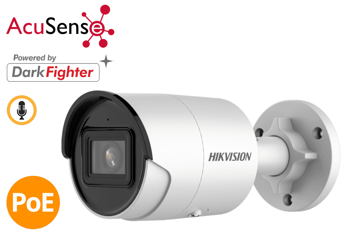 Hikvision DS-2CD2046G2-IU 4MP IP Acusense Mini Bullet 2.8mm