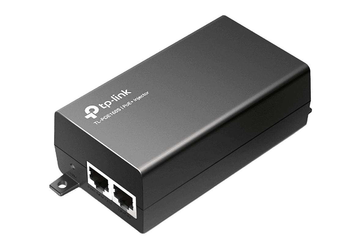 TP-Link TL-PoE160S 2 x 10/100/1000Mbps Gigabit PoE Injector, 2 Gigabit Ports