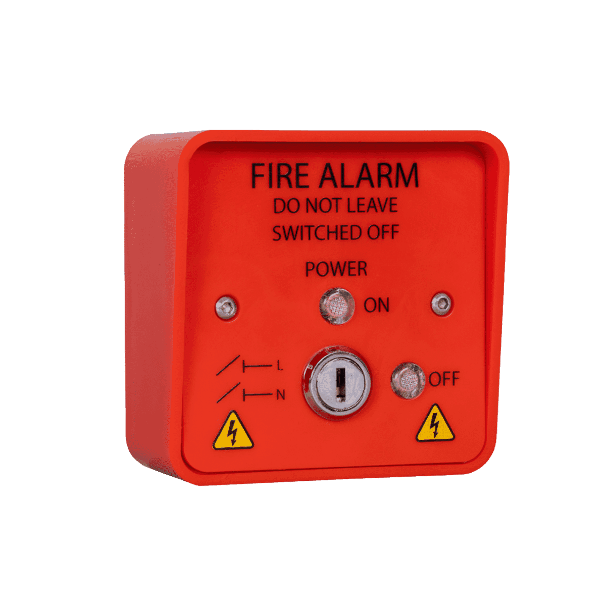 RGL FIREIS01 Red Fire Alarm On/Off Latching Isolation Switch