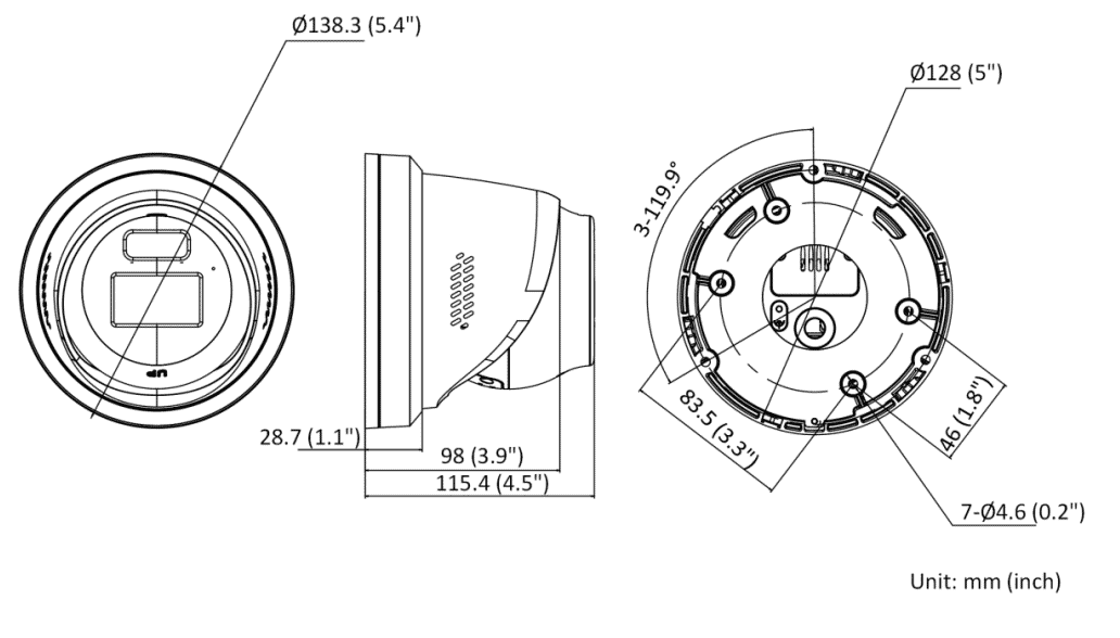 Hikvision DS-2CD2387G2H-LISU/SL 8MP IP Hybrid Acusense Turret 2-Way Audio