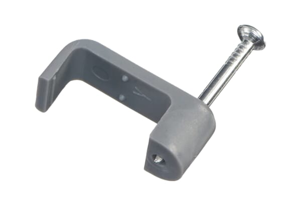 1mm Twin & Earth Flat Cable Clip Grey ( Pack Of 100