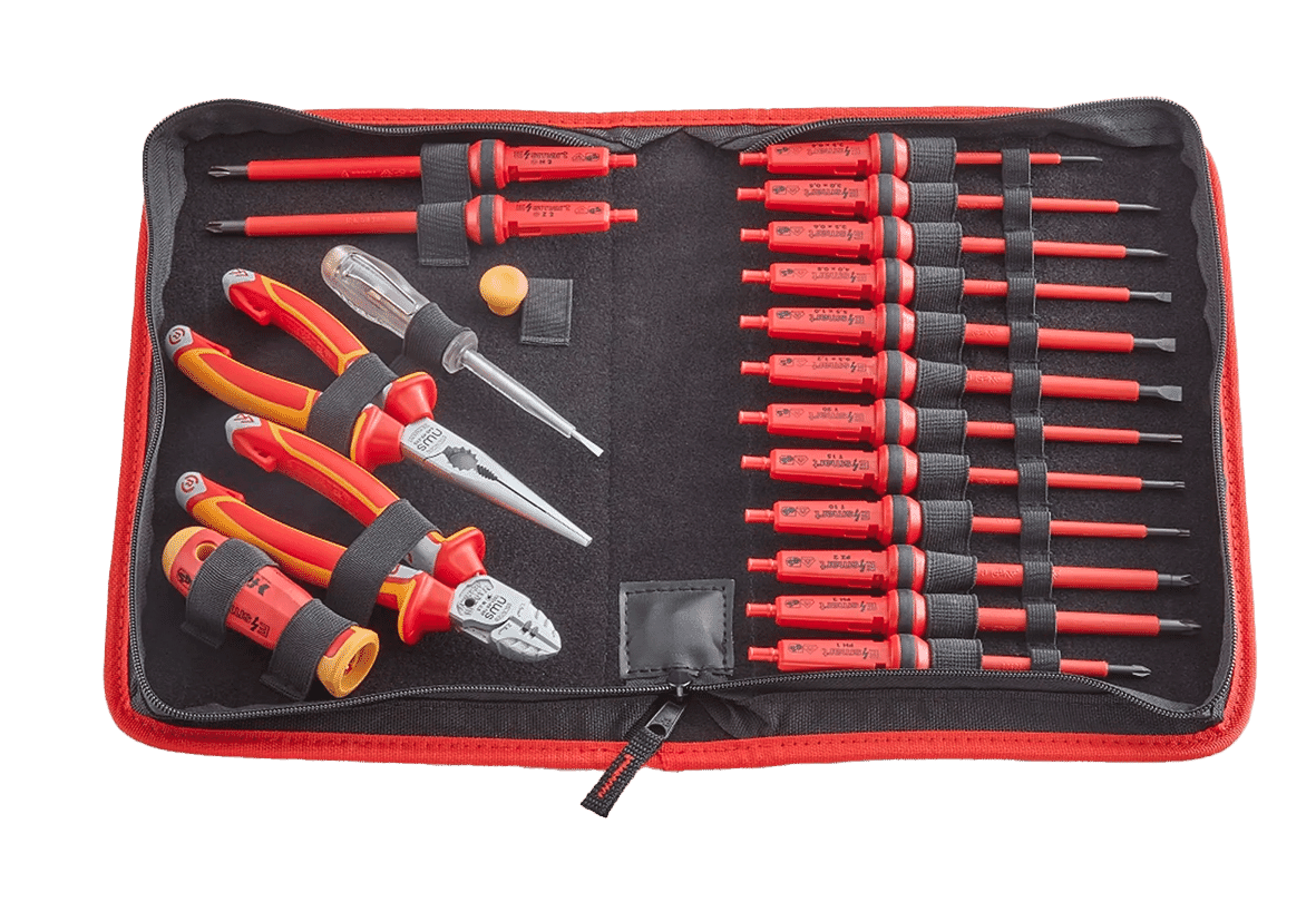 Felo/NWS Electricians VDE Insulated Tool Kit with Case
