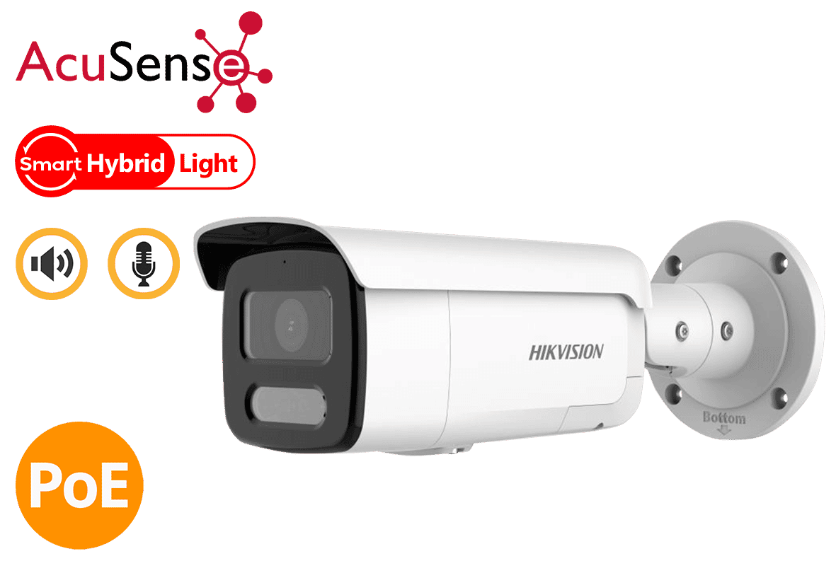 Hikvision DS-2CD2T47G2H-LISU/SL 4MP IP Hybrid ColorVu Bullet 2.8mm