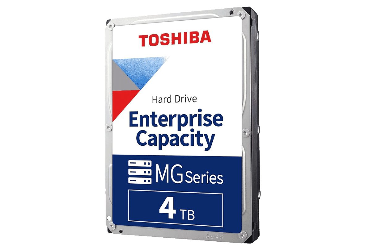 Toshiba Enterprise Hard Drive (HDD) 4TB 3.5-Inch SATA 6Gbit/s 7200RPM