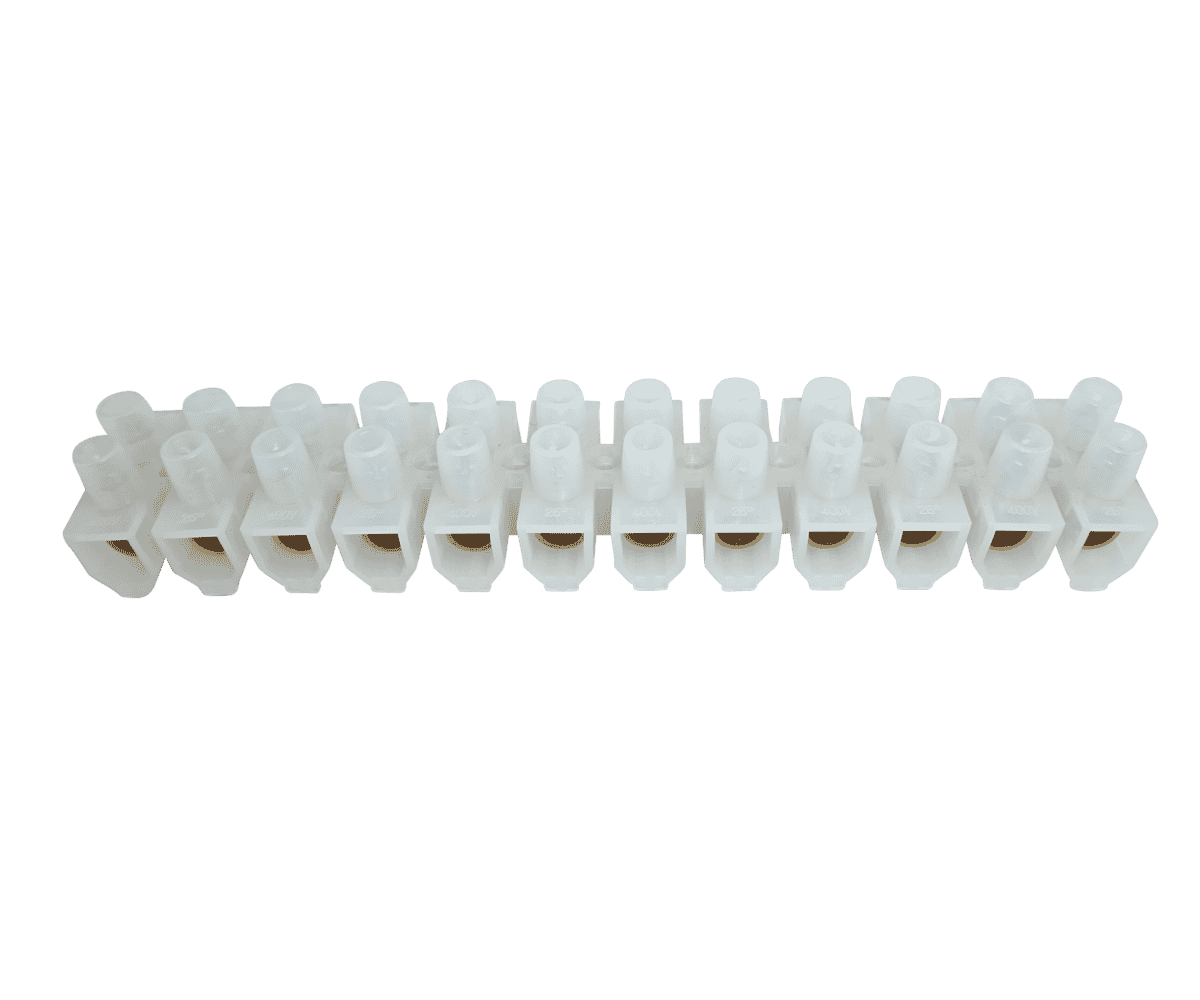 12 Way Terminal Block Connector Strip 60 Amp (10 Pack)