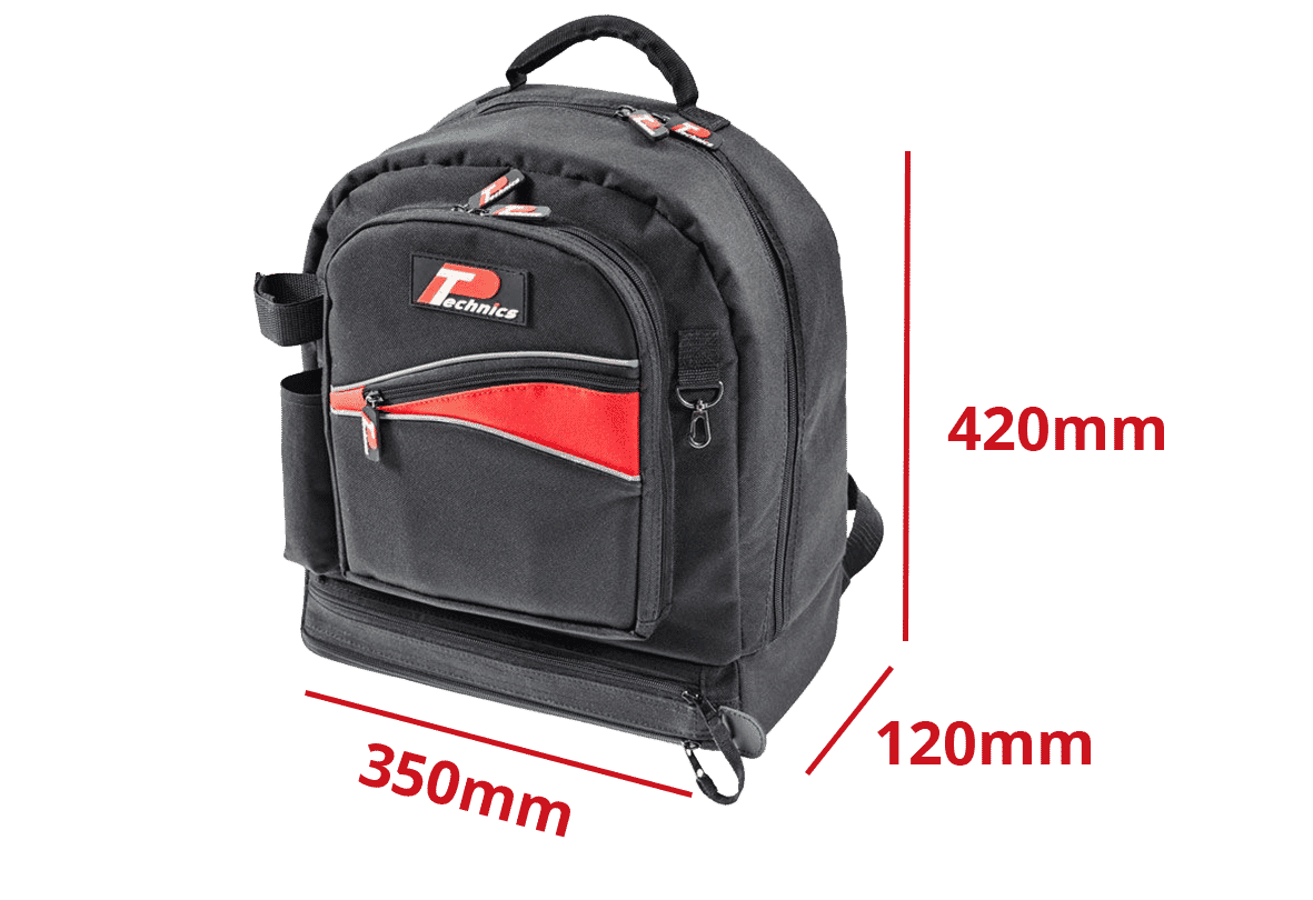 Technics PT142 Reflective Trademan's Tool Rucksack Backpack
