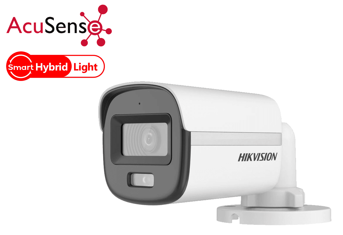 Hikvision DS-2CE10KF0T-LFS 5MP 3K TVI Hybrid Colorvu and IR Mini Bullet 2.8mm