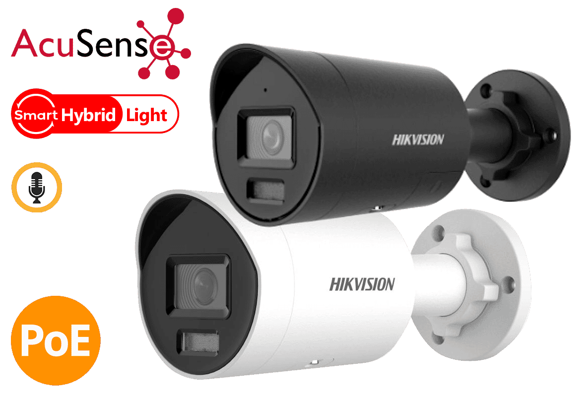 Hikvision DS-2CD2047G2H-LIU 4MP Hybrid ColorVu and IR Acusense Mini Bullet
