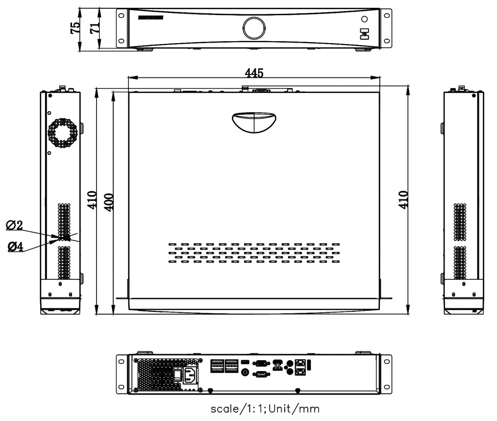 Hikvision iDS-7716NXI-M4/X 16 Channel IP DeepInMind AI NVR (No PoE)