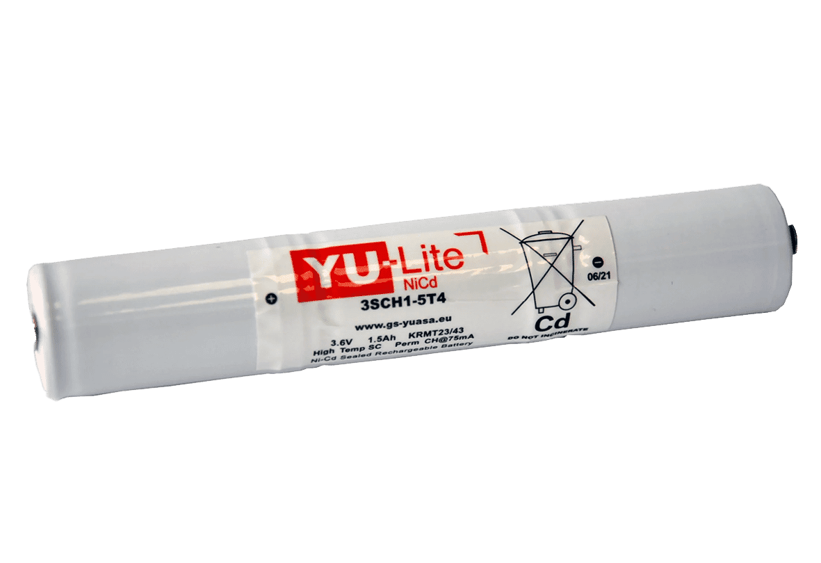 Yuasa 3SCH1-5T4 Ni-Cd 3.6V 1.5Ah Battery with Tags