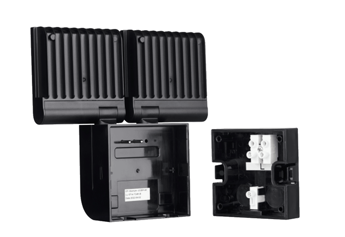 Timeguard LED200FLBP 17w LED Compact Twin Floodlight - Black