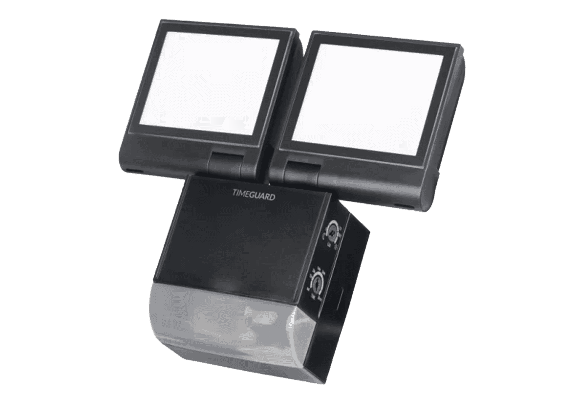 Timeguard LED200PIRBP 17w LED Compact Twin Floodlight with PIR - Black