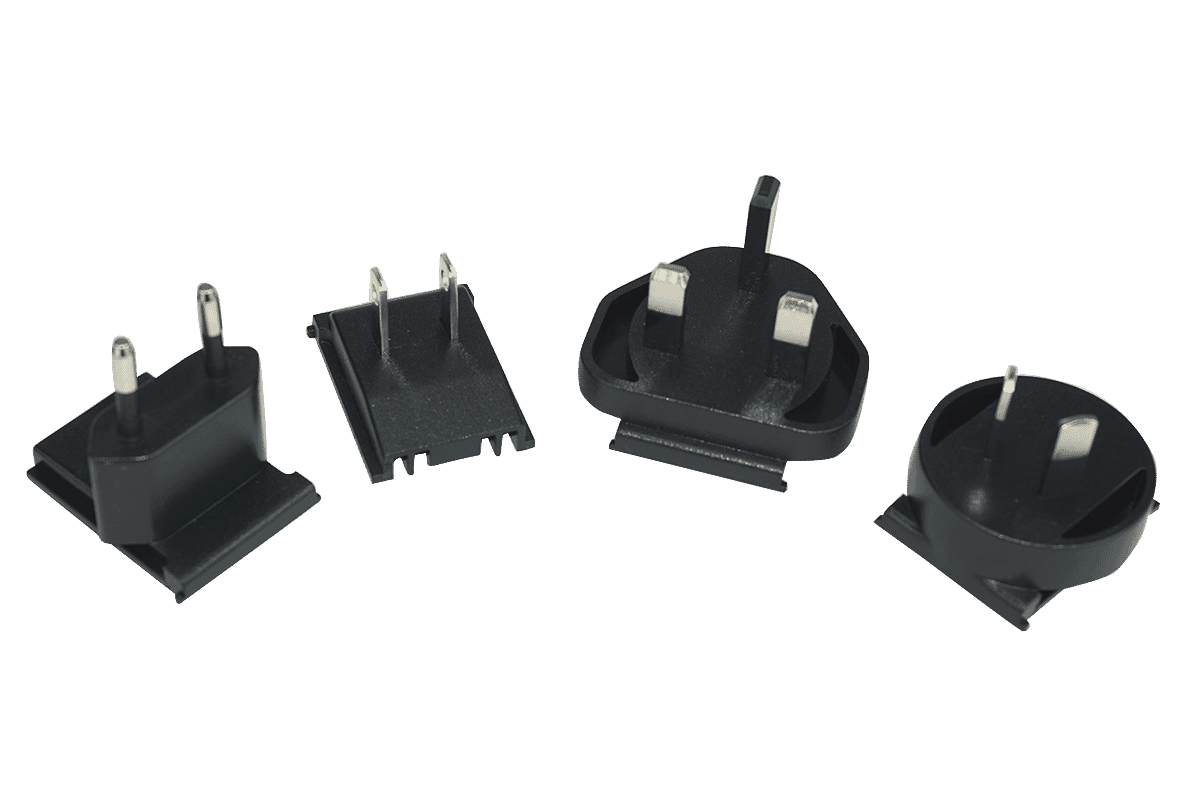 Mean Well PLUG KIT  4 piece Assorted (UK, Euro, US, Australian)