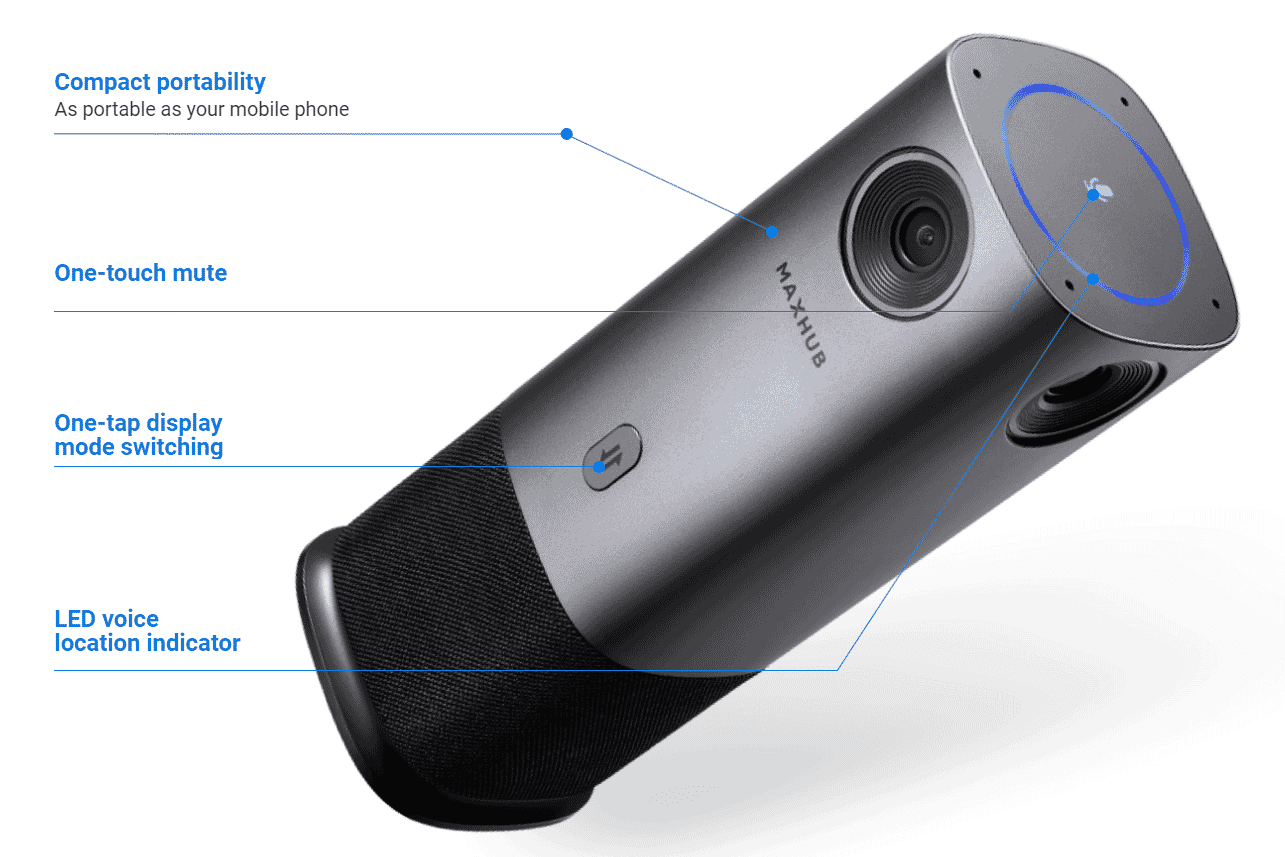 Maxhub UC M40 360° All-in-One 4 x 5MP Conference Camera with