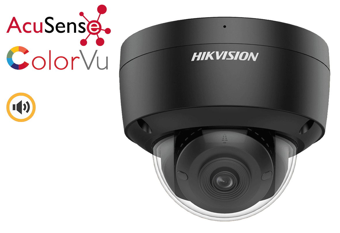 Hikvision DS-2CD2147G2-SU 4MP IP Colorvu Acusense Dome 2.8mm BLACK