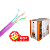 Cat 5e UTP LSZH B2ca Purple Solid Network Cable 305m Cat 5e UTP LSZH B2ca Purple Solid Network Cable 305m
