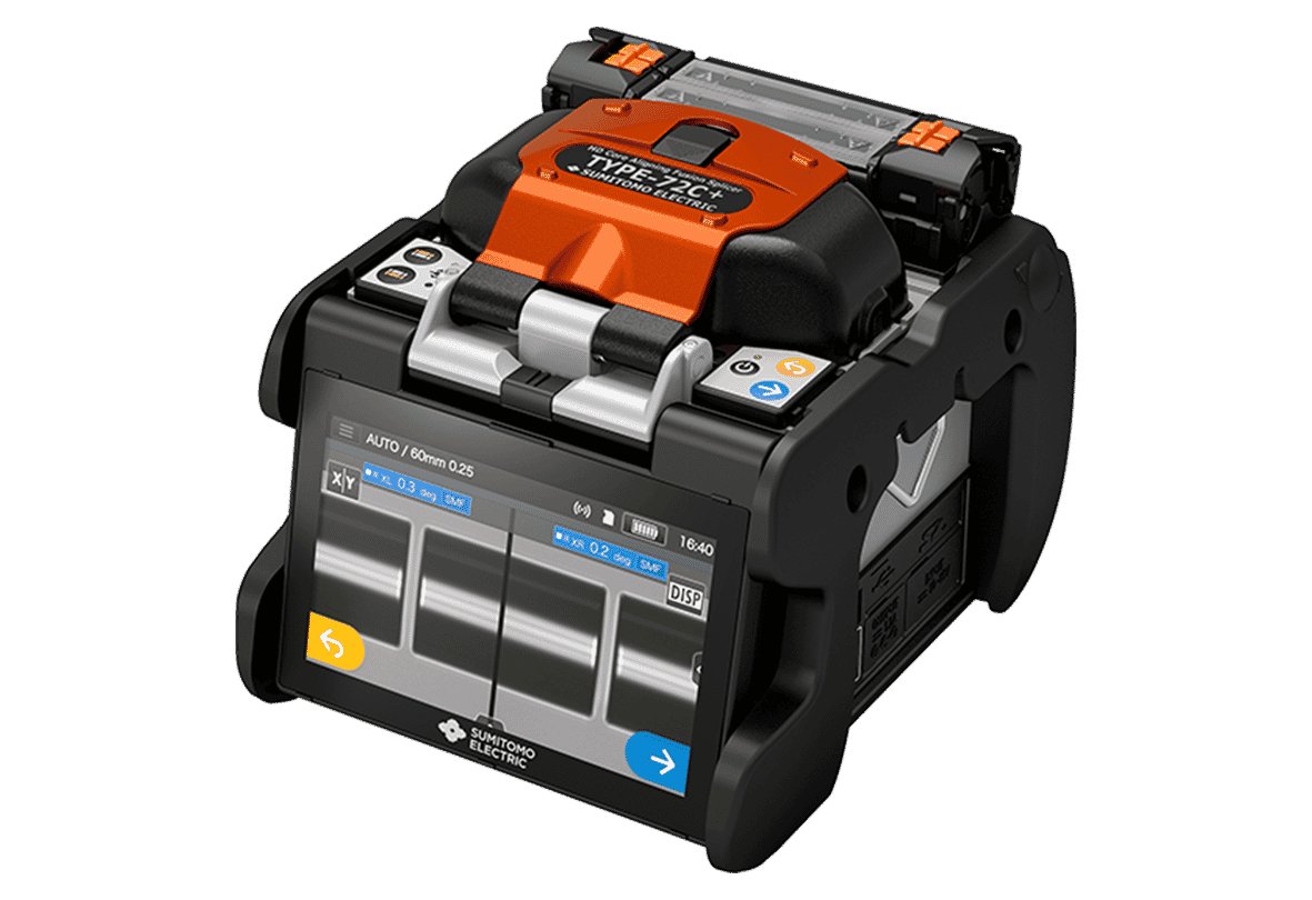 Sumitomo T-72C+ Core Aligning Dual Oven Fusion Splicer Kit with Battery