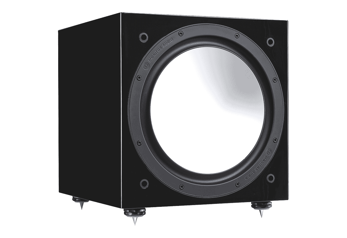 Monitor Audio SSW12BG Silver W-12 High Gloss Black - 500w output