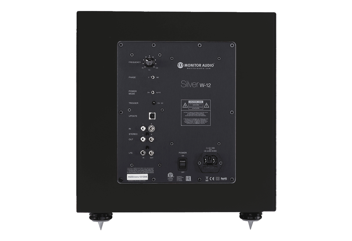 Monitor Audio SSW12BG Silver W-12 High Gloss Black - 500w output