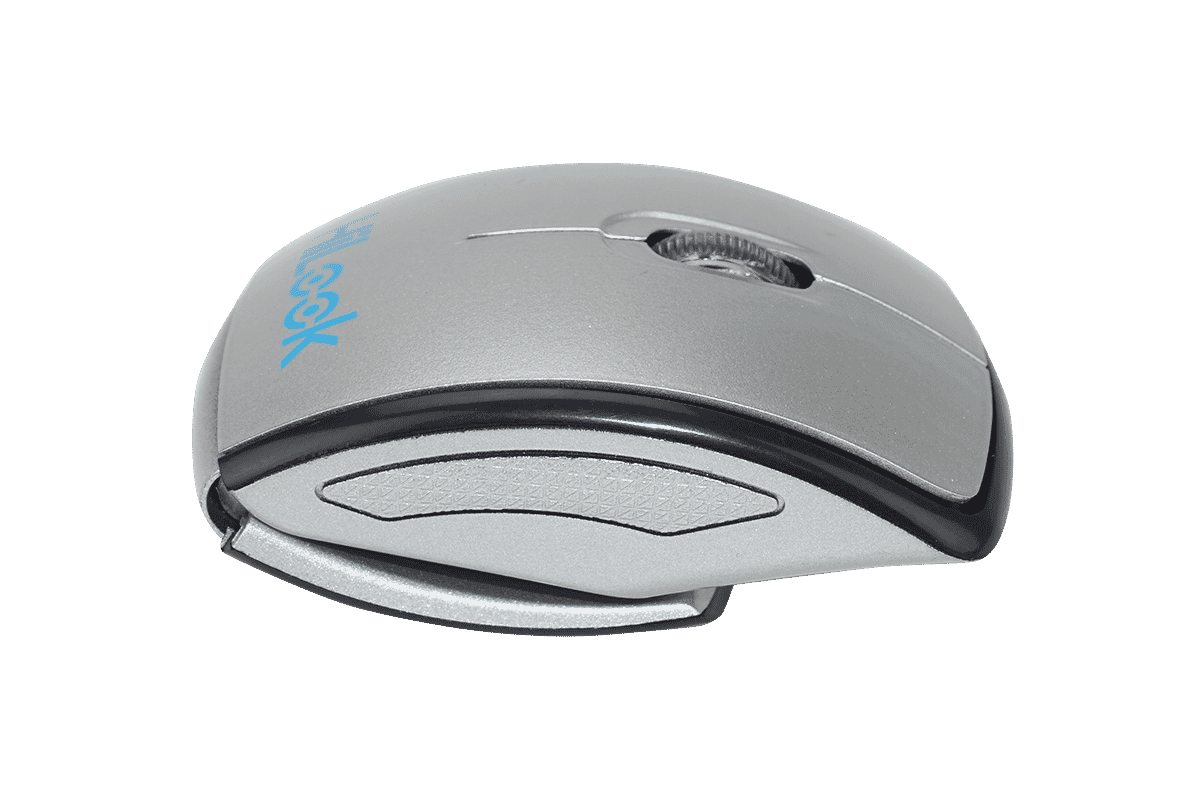 HiLook Folding Wireless 2.4GHz USB Mouse Silver