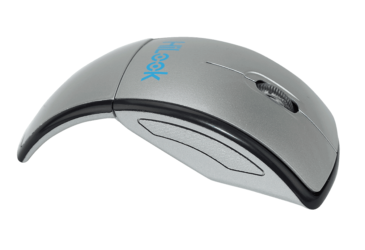 HiLook Folding Wireless 2.4GHz USB Mouse Silver