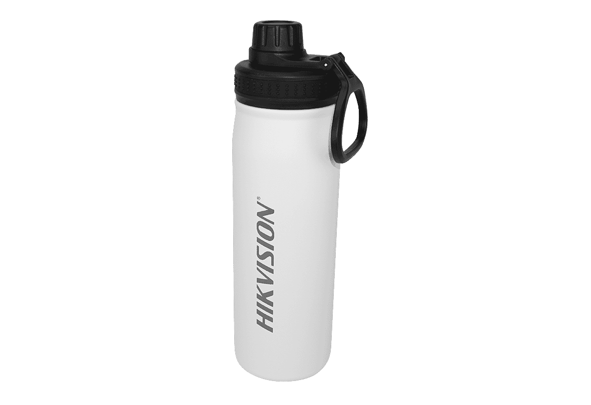 Hikvision 9-Inch 650ml 304-Stainless Steel White Insulated Vacuum Water Bottle