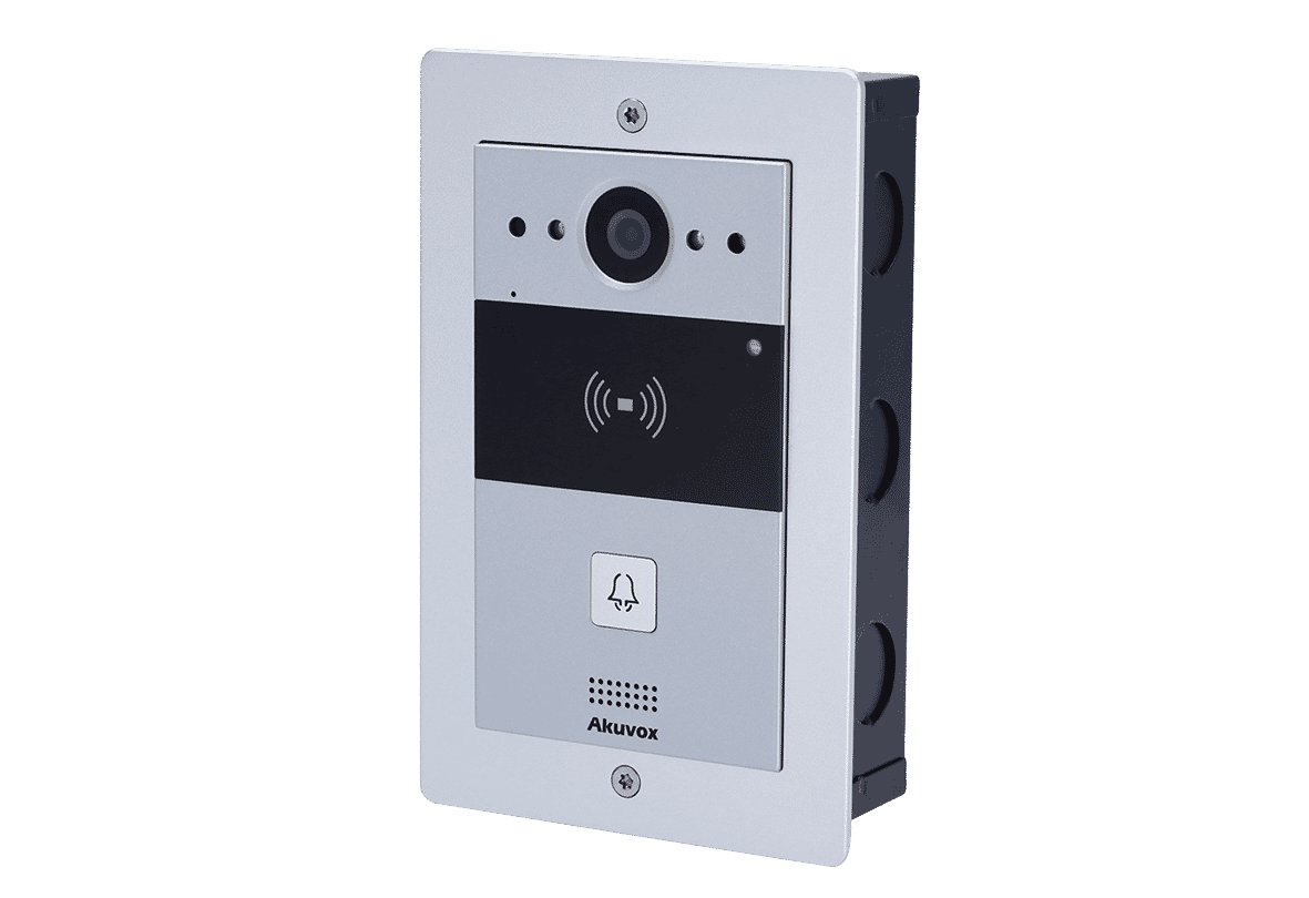Akuvox R20A In-Wall Flush Mount IP Video SIP Intercom Door Phone PoE IP65