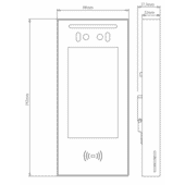 Akuvox E16C SIP PoE 5-Inch Facial Recognition Surface Mount 2MP Door Phone Akuvox E16C SIP PoE 5-Inch Facial Recognition Surface Mount 2MP Door Phone