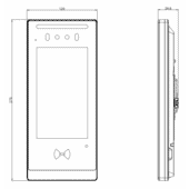 Akuvox E18C SIP PoE 7-Inch Facial Recognition Surface Mount 2MP Door Phone Akuvox E18C SIP PoE 7-Inch Facial Recognition Surface Mount 2MP Door Phone