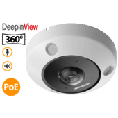Hikvision DS-2CD6365G1-IVS(1.16MM) 6MP DeepinView IR Network Fisheye Camera Hikvision DS-2CD6365G1-IVS(1.16MM) 6MP DeepinView IR Network Fisheye Camera