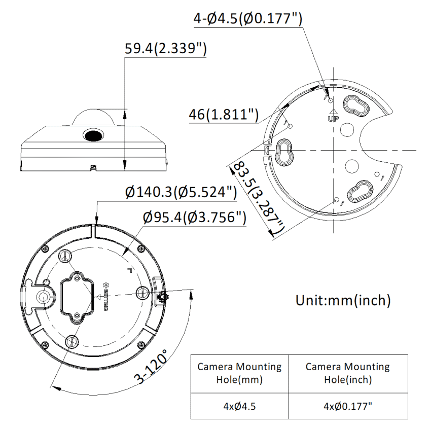 Hikvision DS-2CD6365G1-IVS(1.16MM) 6MP DeepinView IR Network Fisheye Camera