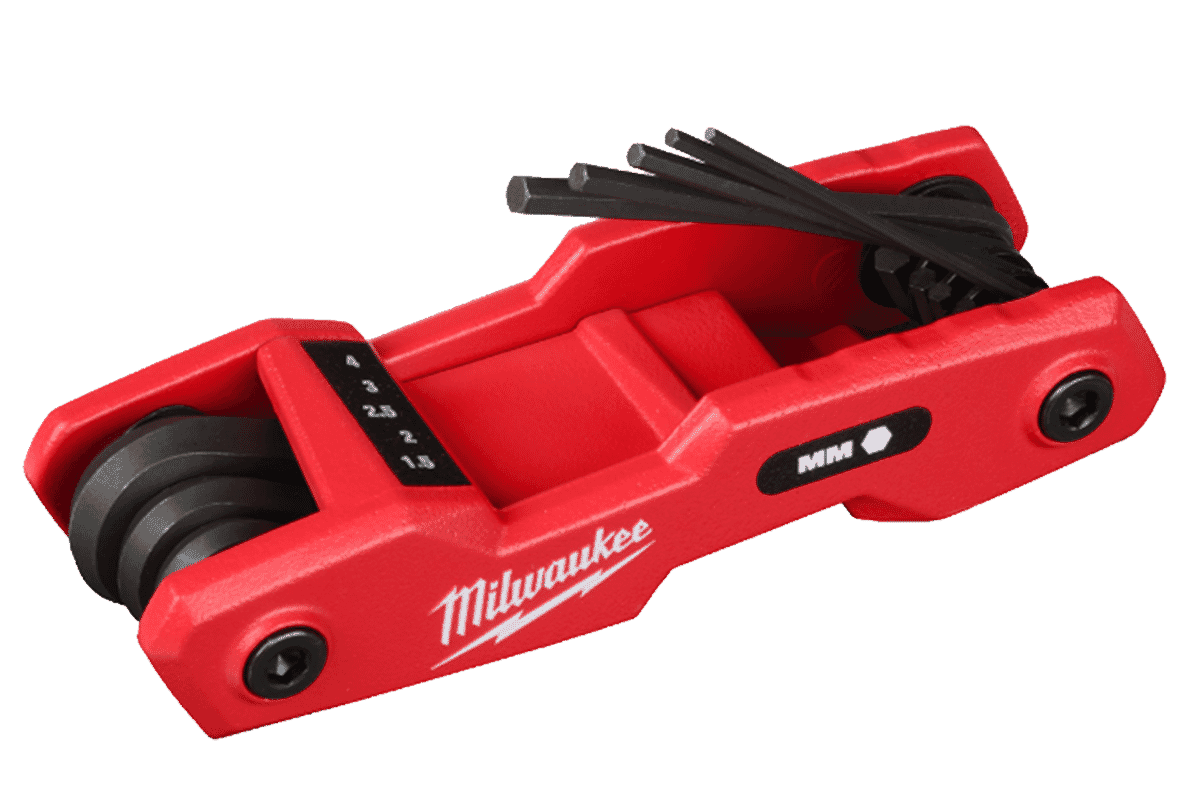 Milwaukee 8 pcs 1.5mm - 8mm Foldable Hex Key Set