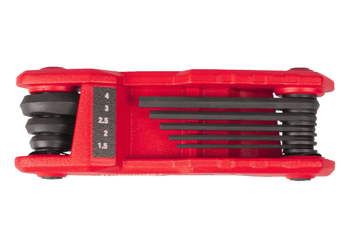 Milwaukee 8 pcs 1.5mm - 8mm Foldable Hex Key Set