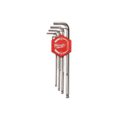 Milwaukee 9 pcs 1.5mm - 10mm Ball End Hex Key Set Milwaukee 9 pcs 1.5mm - 10mm Ball End Hex Key Set