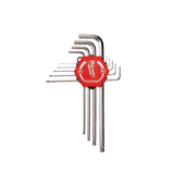Milwaukee 9 pcs 1.5mm - 10mm Ball End Hex Key Set Milwaukee 9 pcs 1.5mm - 10mm Ball End Hex Key Set