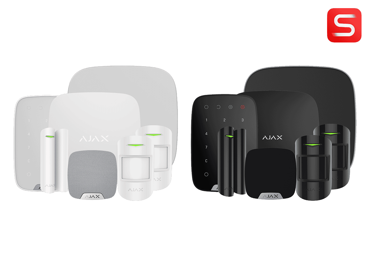 Ajax Kit 4 S (Hub2+2MPS+DPS+KPPS+SSDD+HSS) 90768 Wireless Alarm Kit