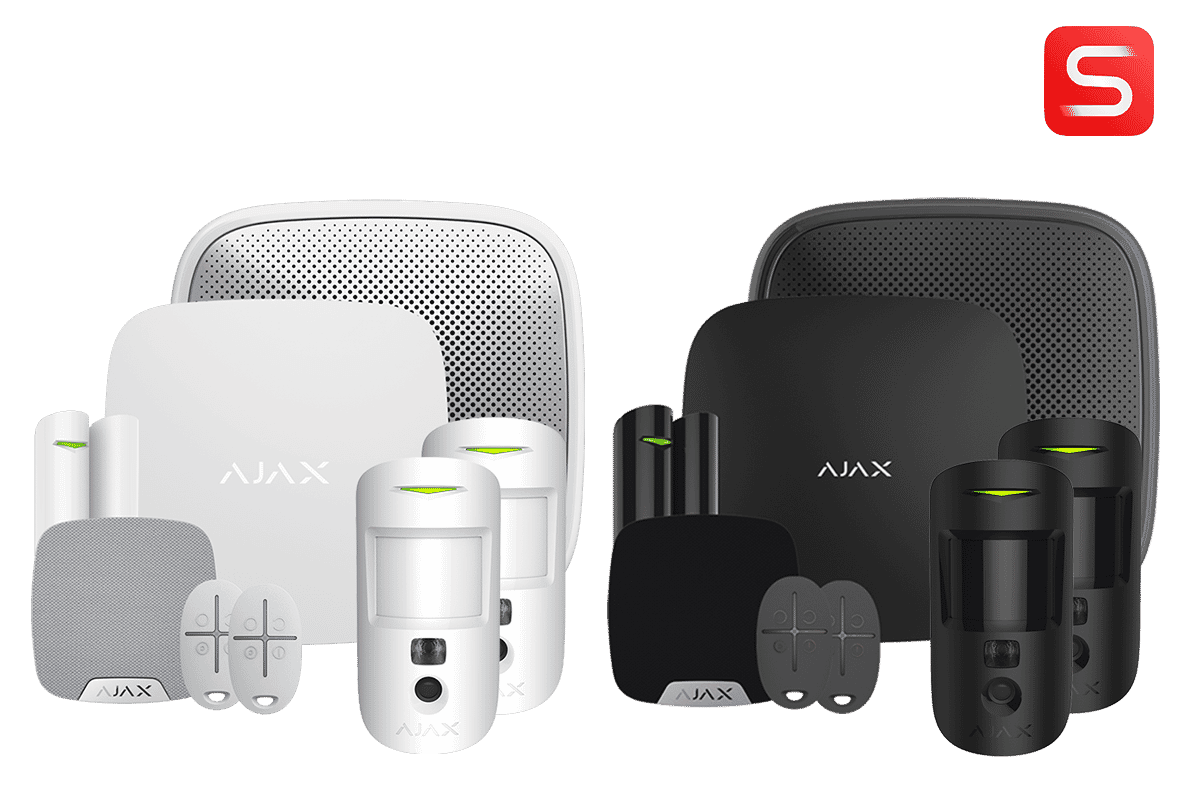 Ajax Kit 6 S (Hub2+2MCS+DPS+2SC+SS+HSS) 90772 Wireless Alarm Kit