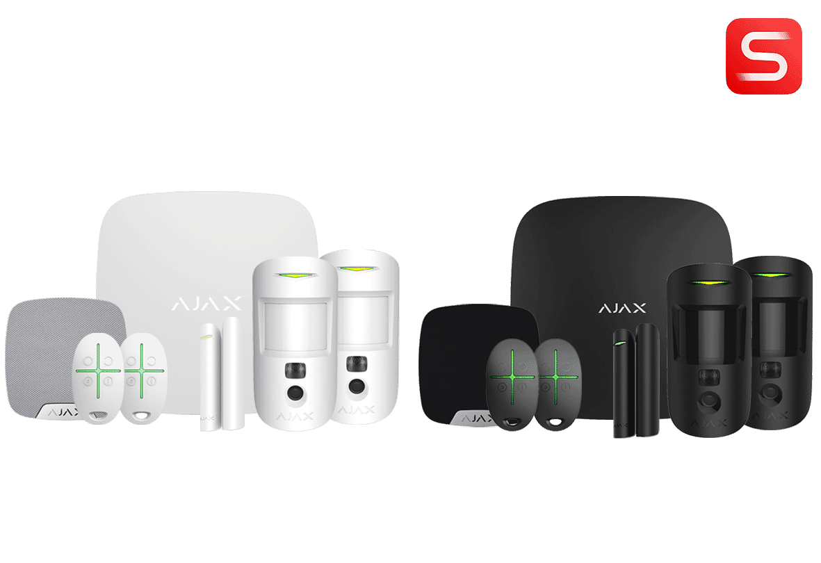 Ajax Kit 8 S (Hub2+2MCS+DPS+2SC+HSS) 90776 Wireless Alarm Kit