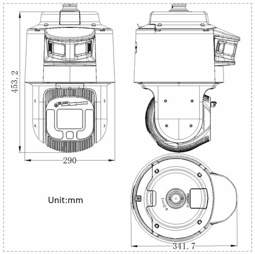 Hikvision DS-2SF8C442MXG-ELW/26 TandemVu 8-inch Panoramic 4 MP 42X Speed Dome