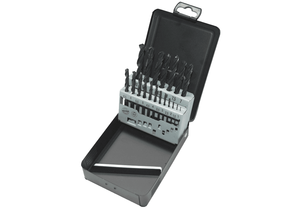 Milwaukee 19 Pcs HSS-R Metal 1-10mm S/S Drill Bit Set