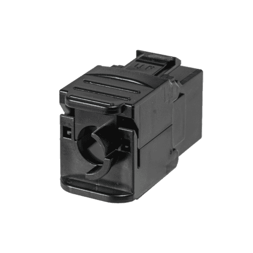 TUK Cat 6A UTP Toolless Unshielded Keystone Socket - Black