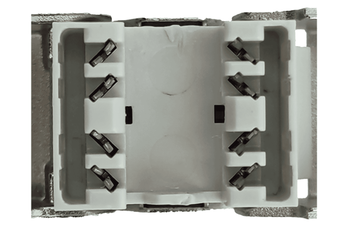 TUK Cat6A FTP Toolless Shielded Keystone Socket