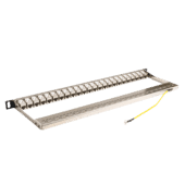 TUK Cat 6A 24 Port 0.5U STP Coupler Panel TUK Cat 6A 24 Port 0.5U STP Coupler Panel